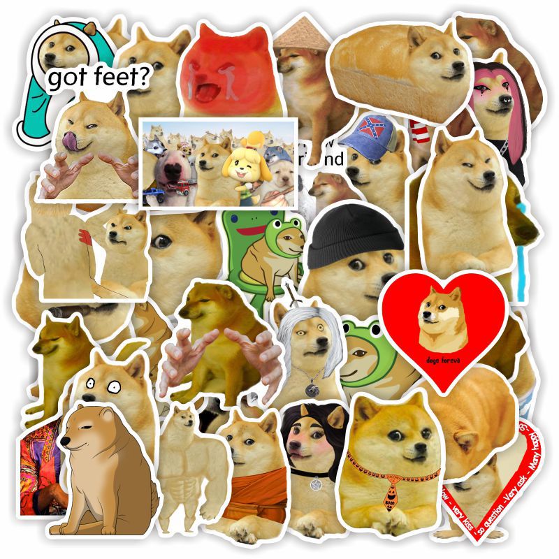《CHEEMS & DOGE Meme》貼紙包|Cheems & Doge Meme Stickers Pack|搞笑Meme表情包 神煩狗柴 ...